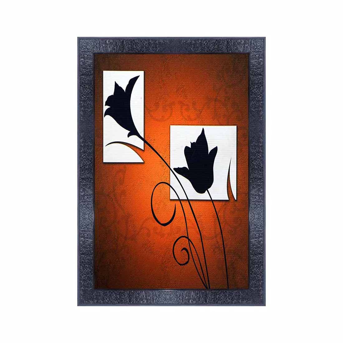 pnf modern abstract art Wood Photo Frames with Acrylic Sheet (Glass) (10 * 14inch,Multicolour,Synthetic) 8908