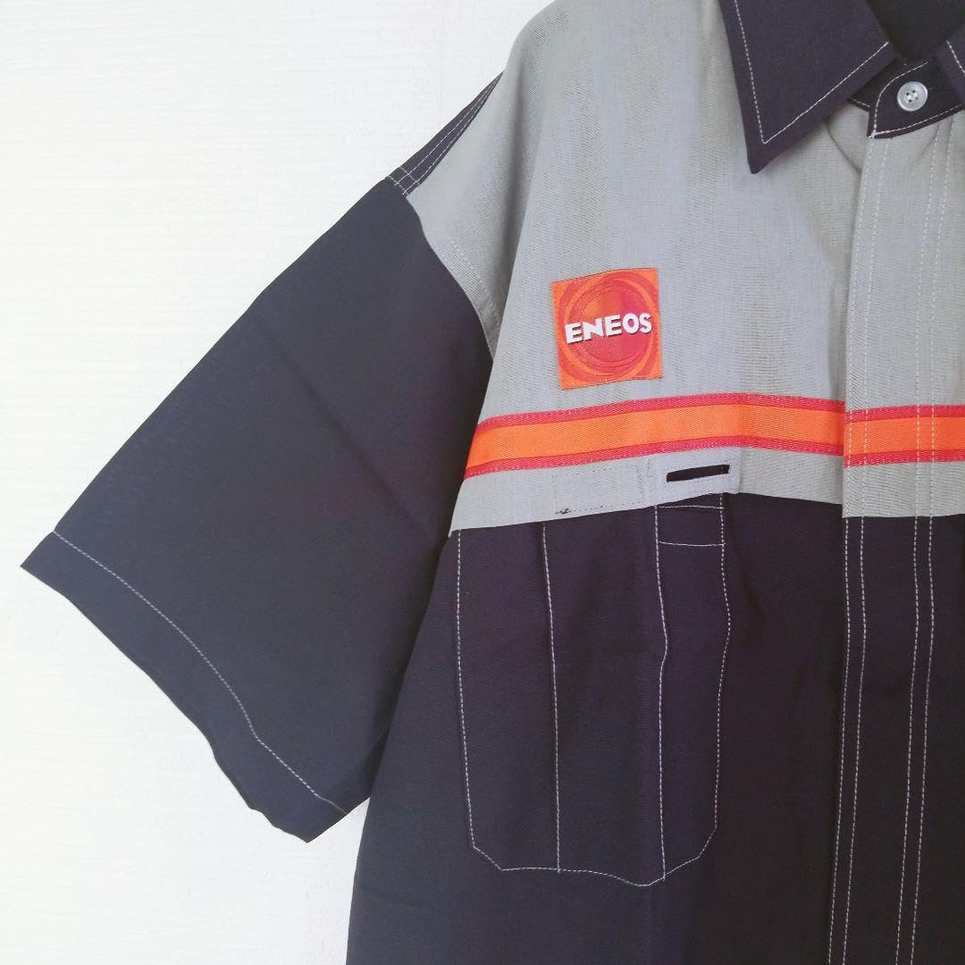 Amazon.co.jp: ENEOS エネオス スタッフユニフォーム メンズ半袖シャツ