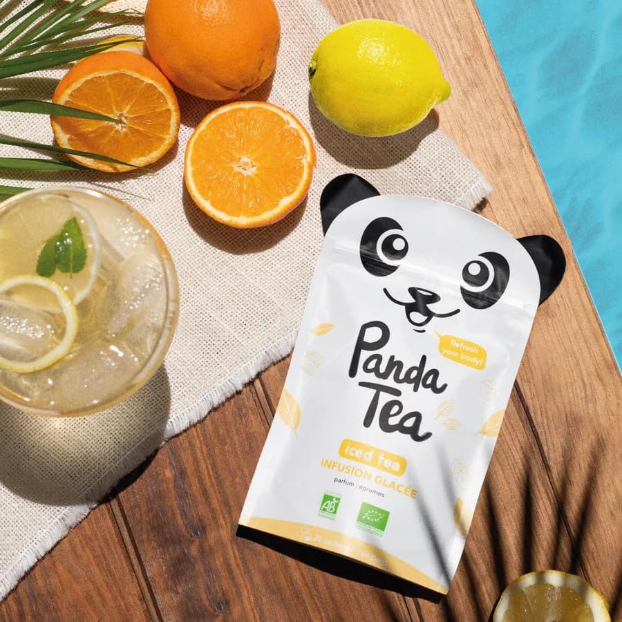 Infusion à froid bio Panda Tea pack ice tea détox menthe citron - 6