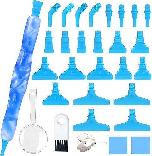 Miniatura 6 de Praise V Do Kit de accesorios de herramientas de pintura de diamantes 5D, solo bolígrafo de cuentas de puntos, selector de gemas de diamantes de