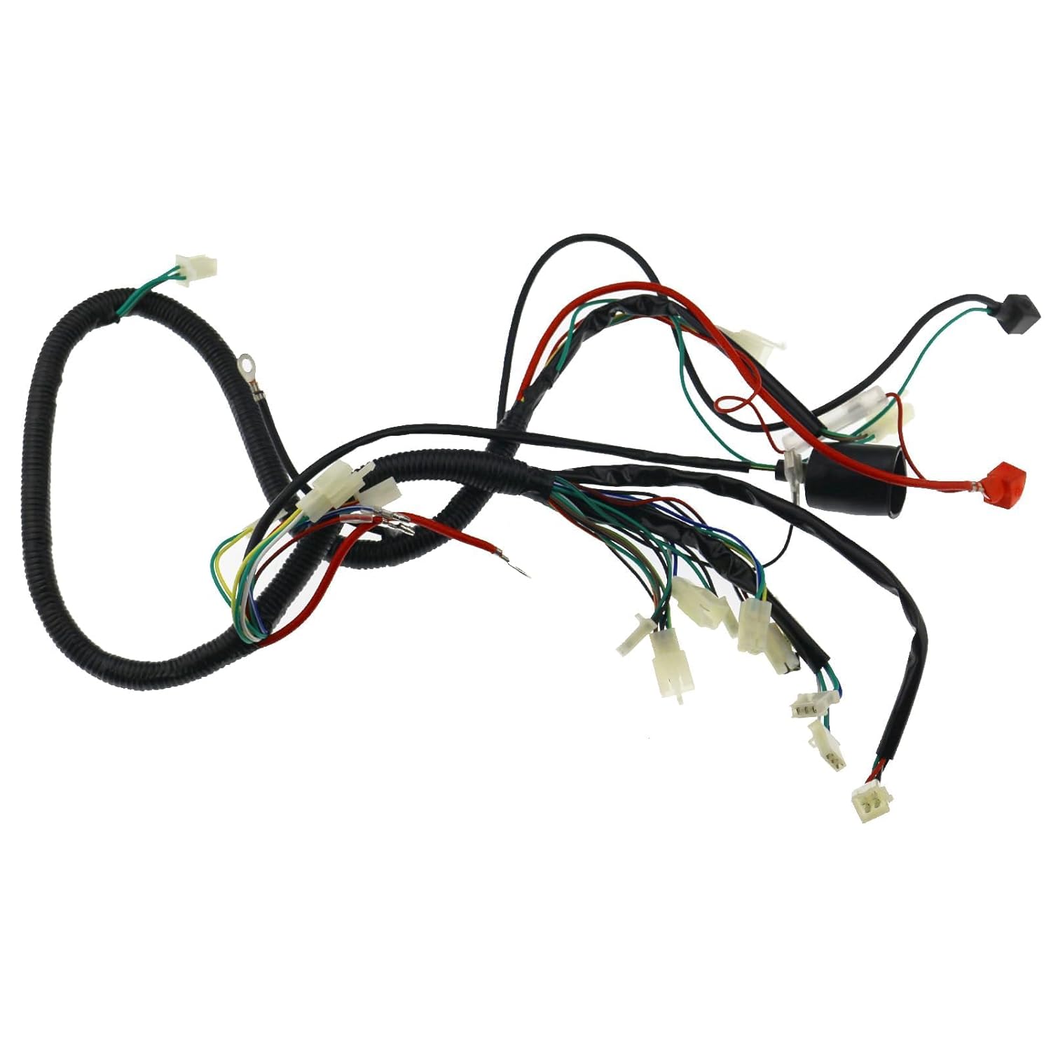 PRO BAT GY6 150cc Full Electrics Wiring Harness Loom W/Waterproof Cap CDI Magneto Stator ATV Quad Go Kart Buggy Scooter Moped