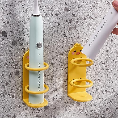 Support brosse à dents électrique mural adhésif avec drainage