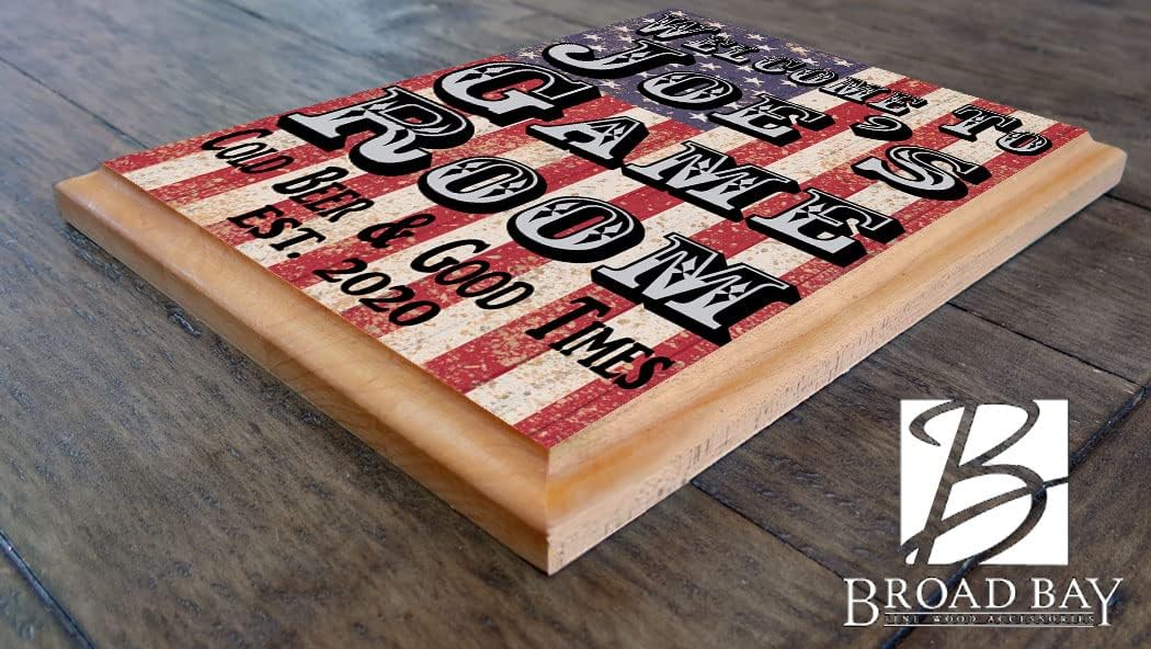 Custom Game Room Signs Custom Gift For Men Husband Boyfriend Him (Game Room)