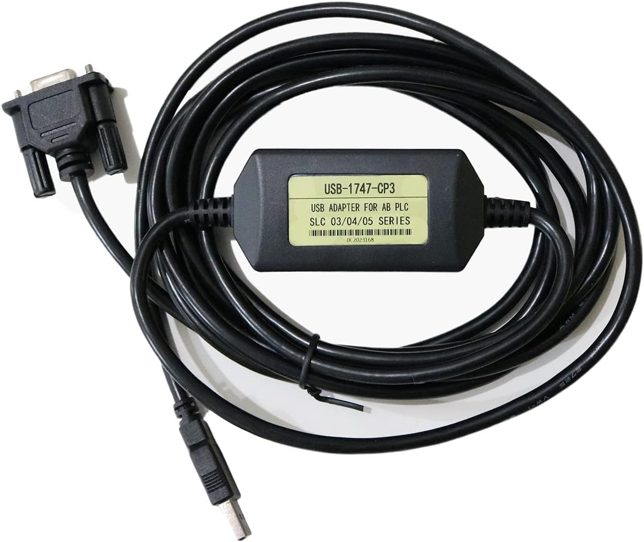 PLC Programming Cable Compatible with AB USB-1747-CP3 SLC 5/03 5/04 5/05