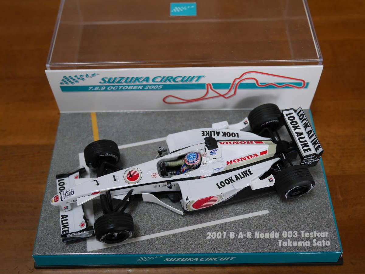 Amazon | 1/43 ミニチャンプス BAR 003 テストカー 佐藤琢磨