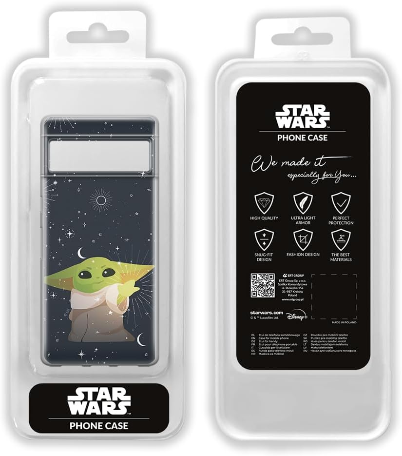 ERT GROUP Mobile Phone case for Google Pixel 7 PRO Original and Officially Licensed Star Wars Pattern Baby Yoda 024 optimally adapted to The Shape of The Mobile Phone, case Made of TPU