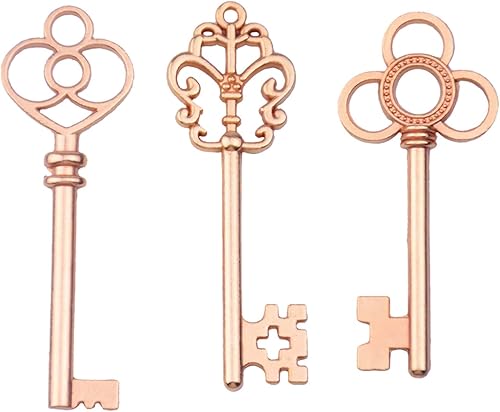 Llave vintage Aokbean, esqueleto en estilo antiguo, 30 piezas.