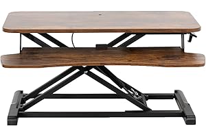 VIVO Wood Standing Desk Converter: Ergonomics and Style Combined