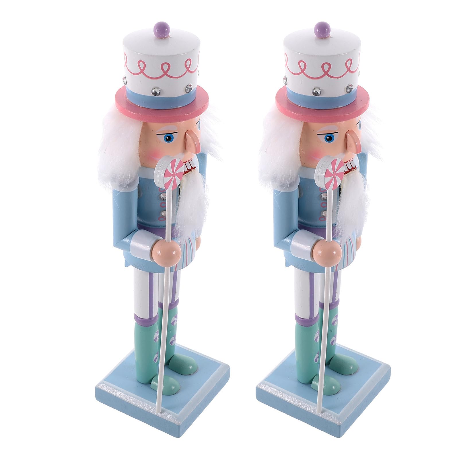 Casse-Noisettes en Bois Figurines Cadeau Idéal et Ornement de Noël Unique