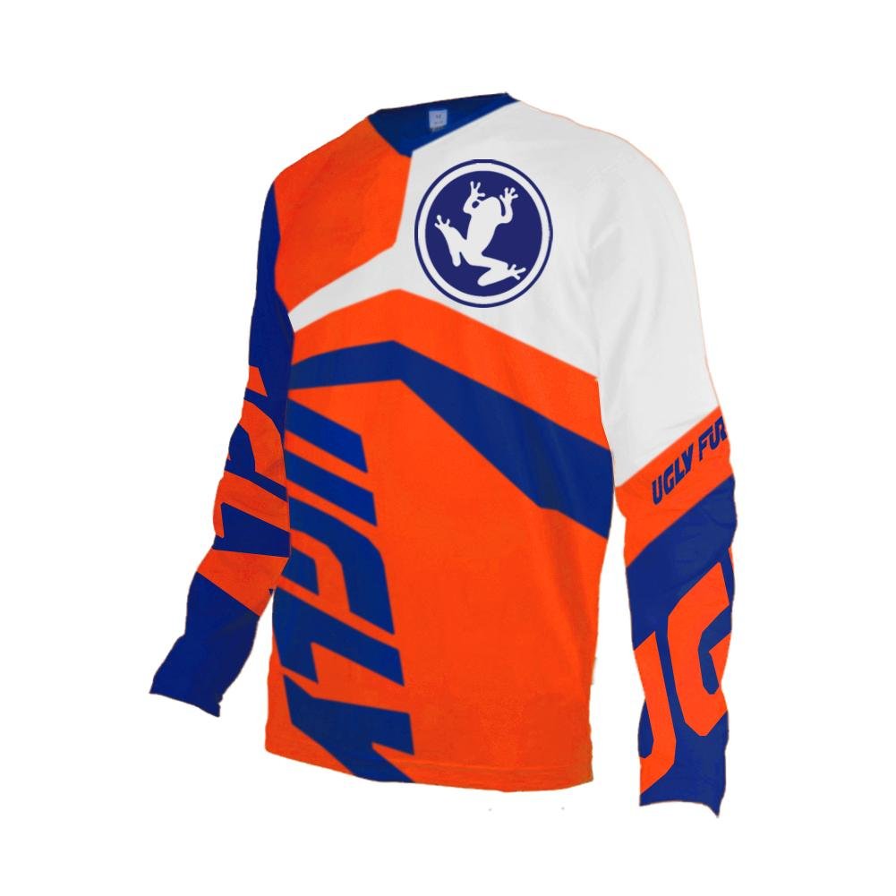 Ugly Frog MX Motocross Jersey Ciclismo Maglia Shirt Enduro Offroad Fuoristrada Quad Cross Adulti