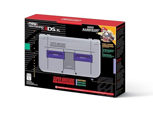 Nintendo New 3DS XL - Super NES Edition + Super Mario Kart for SNES (Renewed)