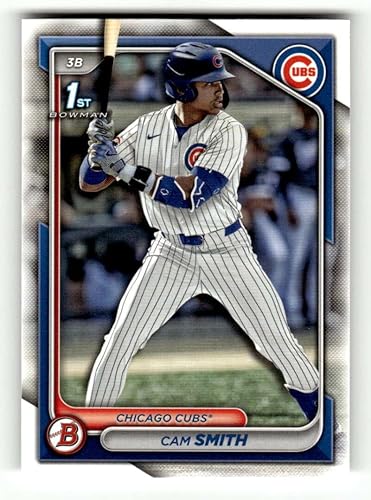 2024 Bowman Draft #BD-67 Cam Smith RC Rookie Chicago Cubs Baseball Base Trading Card
