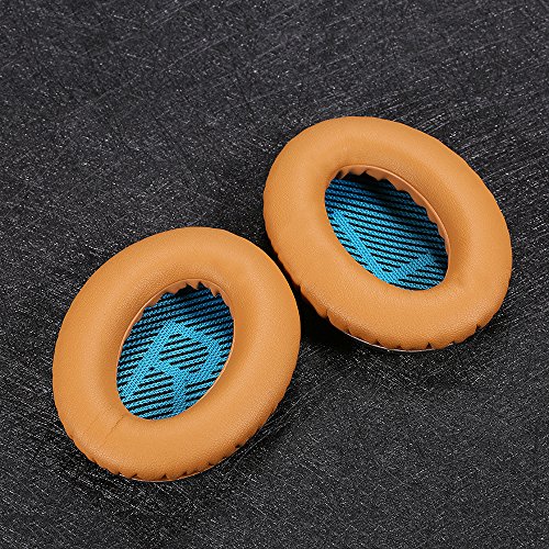 KKmoon Protetor de ouvido com memória de substituição Proteína de couro ao redor dos protetores de o