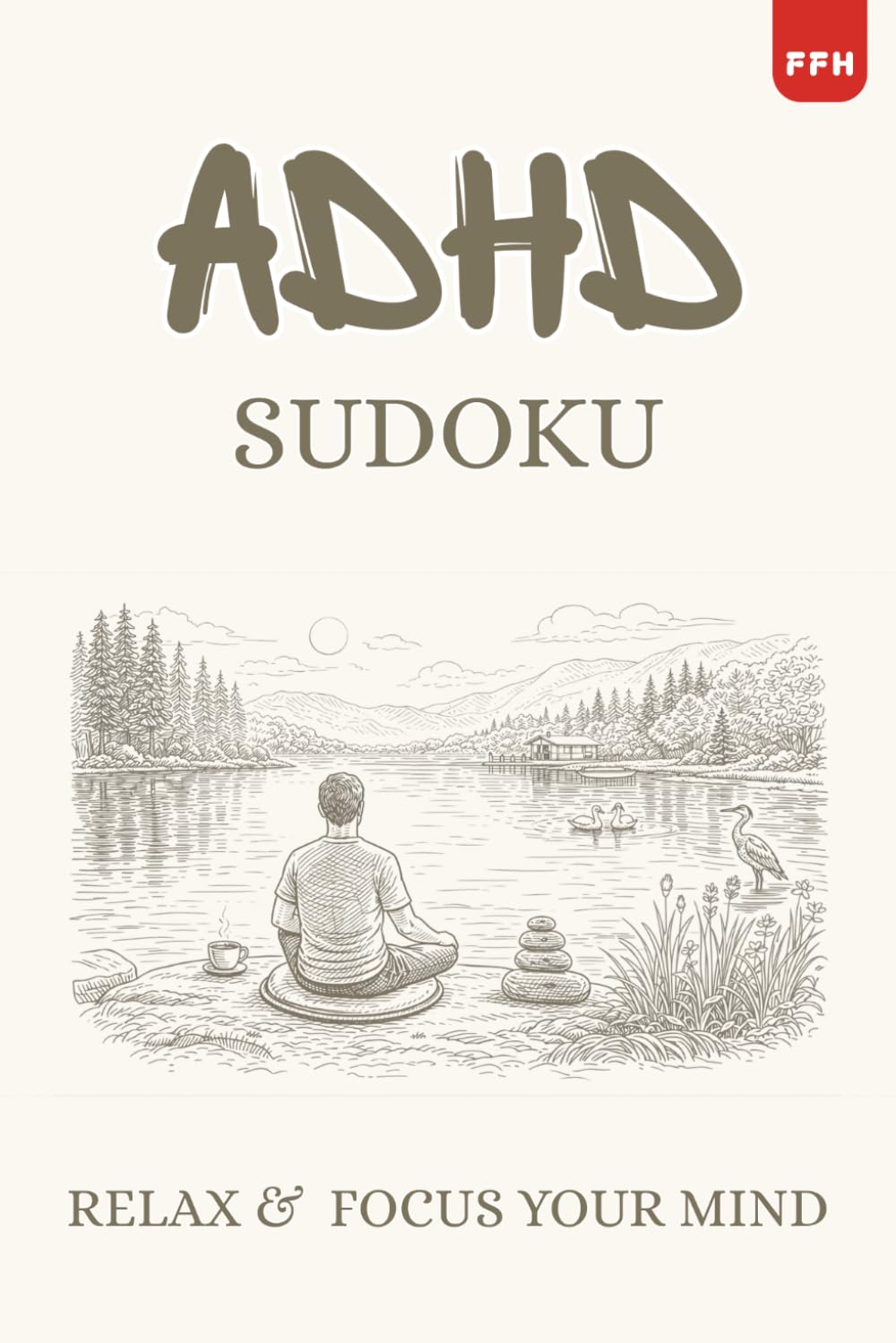 ADHD Sudoku Puzzle Book: Sudoku Puzzle book for ADHD | Calm, Relaxing & Focusing the mind | 6x9 inches 110 pages | 90+ Puzzles | Solutions included