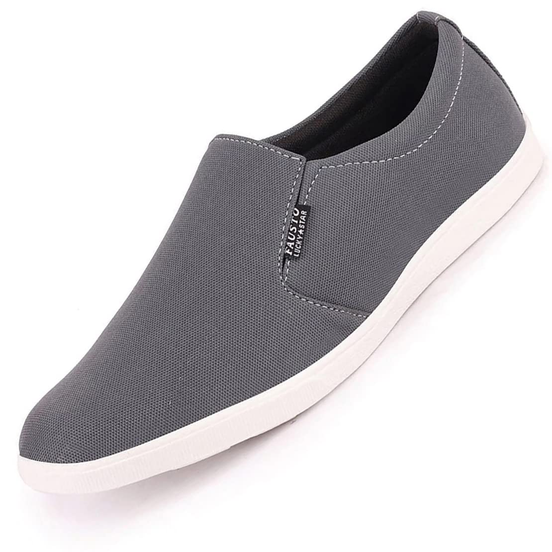 FAUSTO Mens Grey Loafers 1162-44 (B07B4GKBBM) Amazon Price History, Amazon Price Tracker