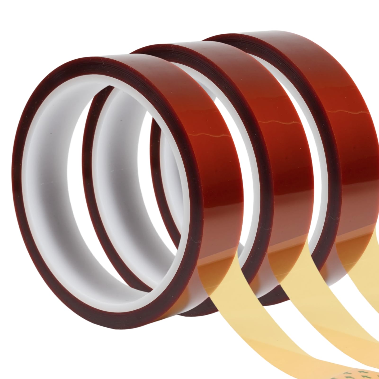 Kapton Polyimid-Heißklebeband – 33 M Hitzebeständiges Isolierband Von -21°C Bis 260°C, Bernsteinfarben