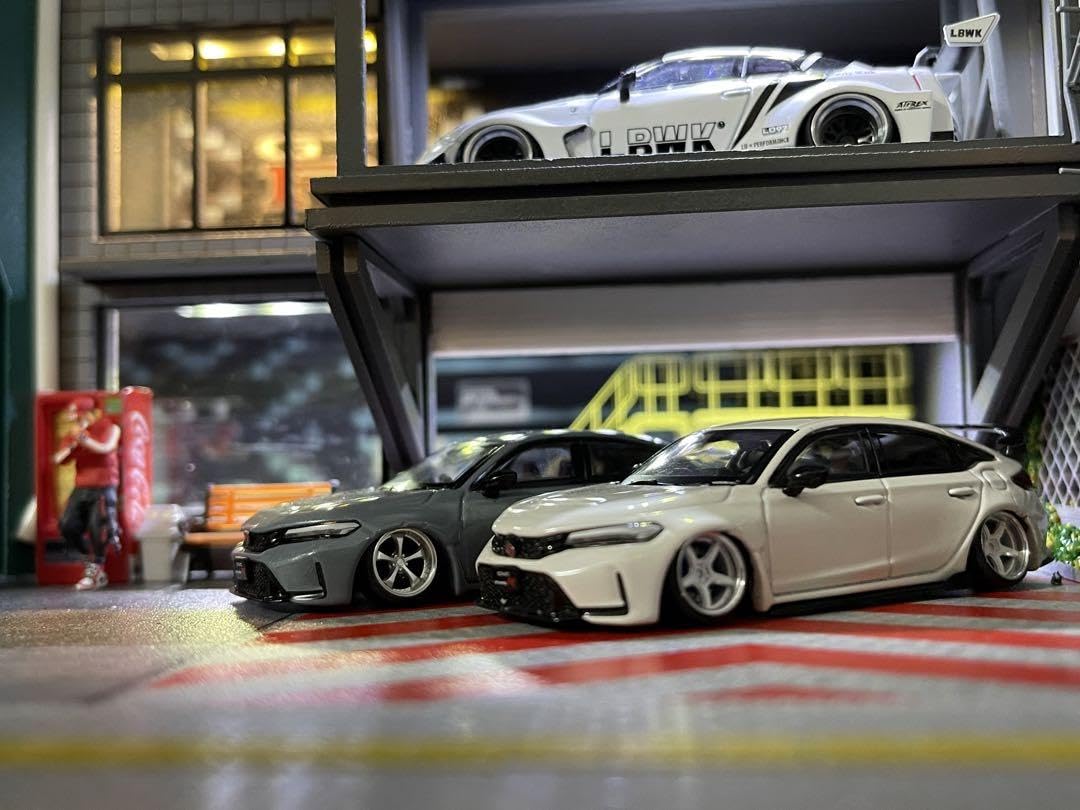 Amazon.co.jp: 1 64 ホイール ミニカー work VS-XV シルバー 8.9