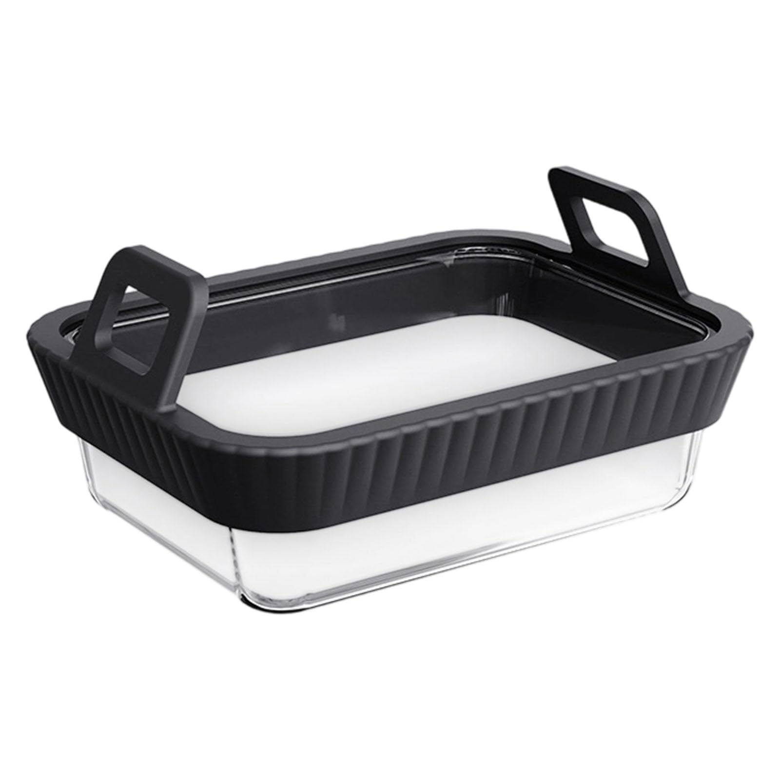 de Cuisson de Plateau d ' Insertion de Panier de poêle à air en Verre incassable avec Une Texture Lisse pour Un équipement de Cuisine Propre et Pratique