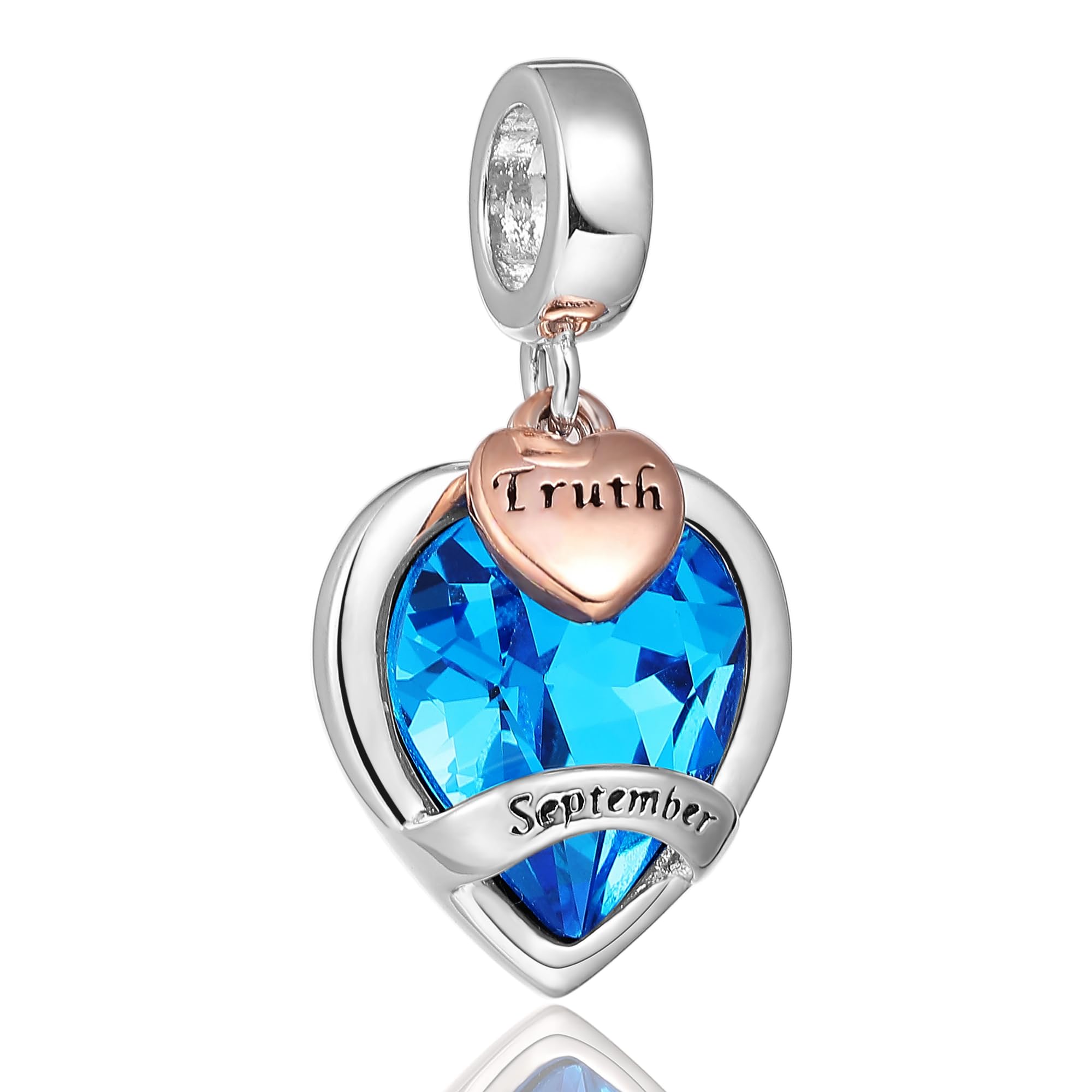 Birthstone Charms for Women Bracelets Birthday Bead Charms for Pandora Bracelets and Necklace Jewelry Gifts for Women