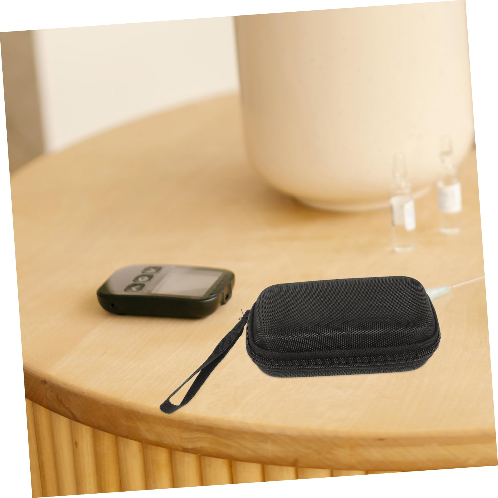 Didiseaon 4 Pz custodia per glucometro custodia per misuratore glicemia organizzatore per misuratore glicemia astuccio per glicometro porta glucometro borsa per pazienti diabetici