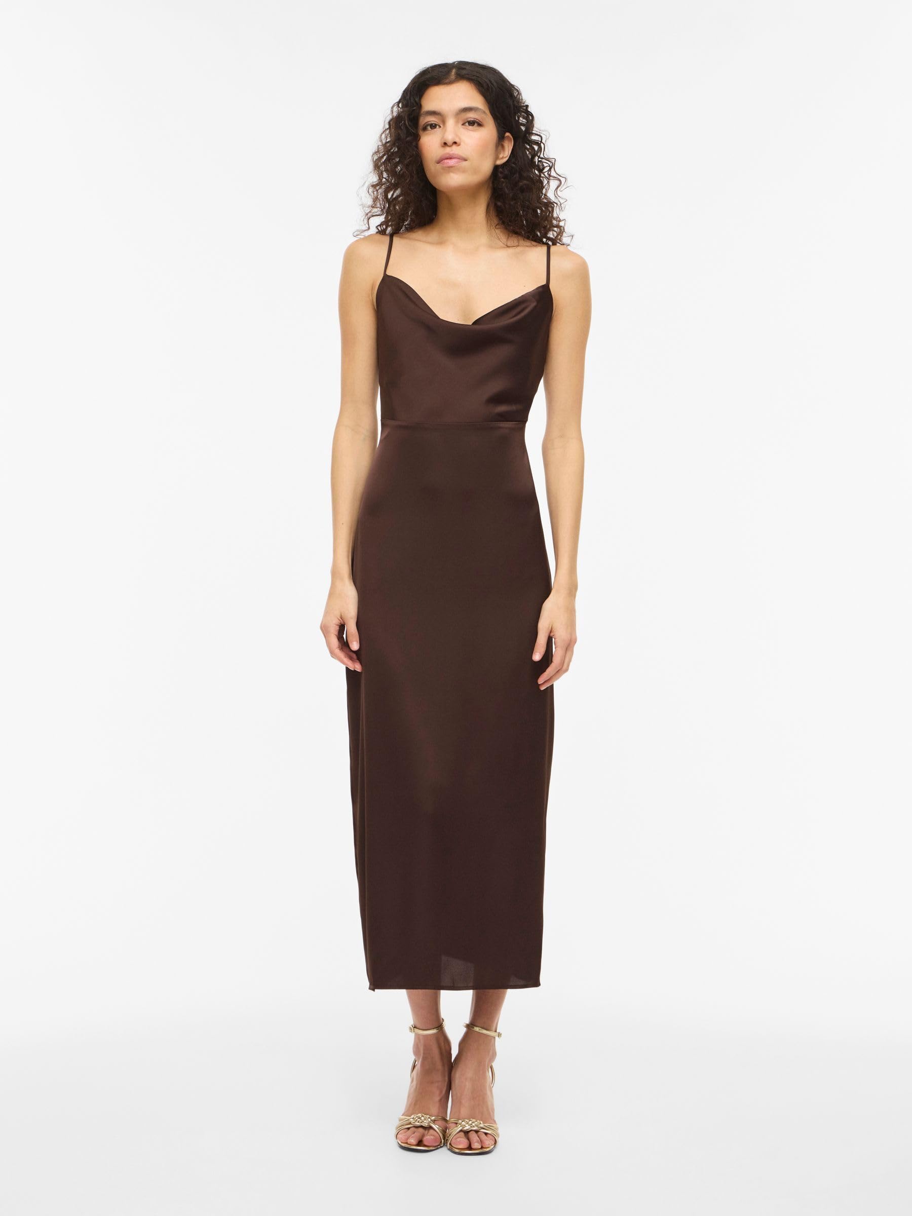 VILA Viravenna Strap Ankle Dress - Viravenna Noos/DC Robe à lanières Femme (Lot de 1)