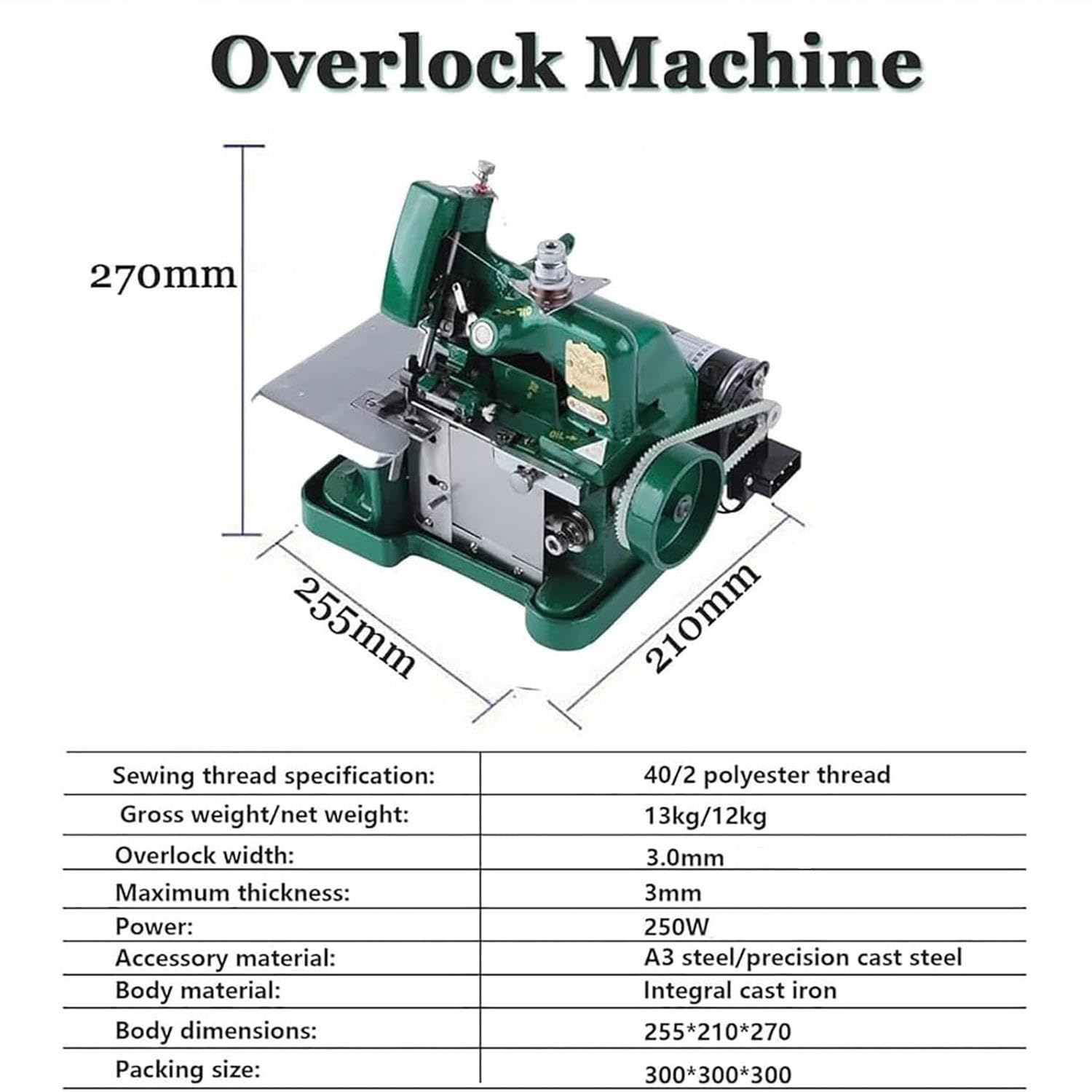 Máquina De Coser Overlock De Alta Velocidad, Para Proyectos De Bricolaje