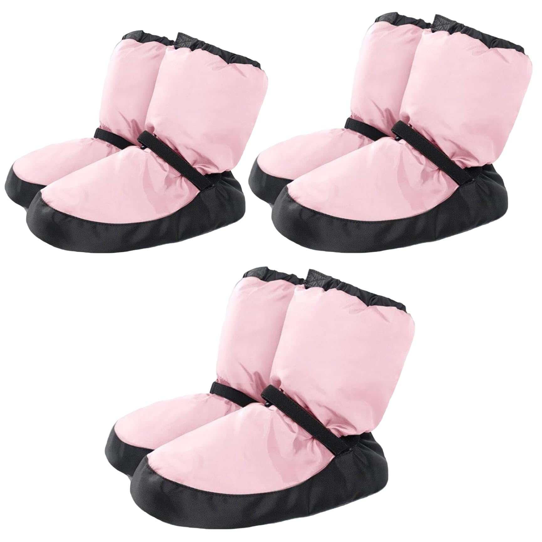 Mädchen Ballettschuhe, Ballettstiefel, weicher Sohle verdickter Erwärmungsstiefel mit verstellbarem Riemen, wasserdichte Kleidung-resistente Mädchen Ballettschuhe für Tanztraining im Winter, m