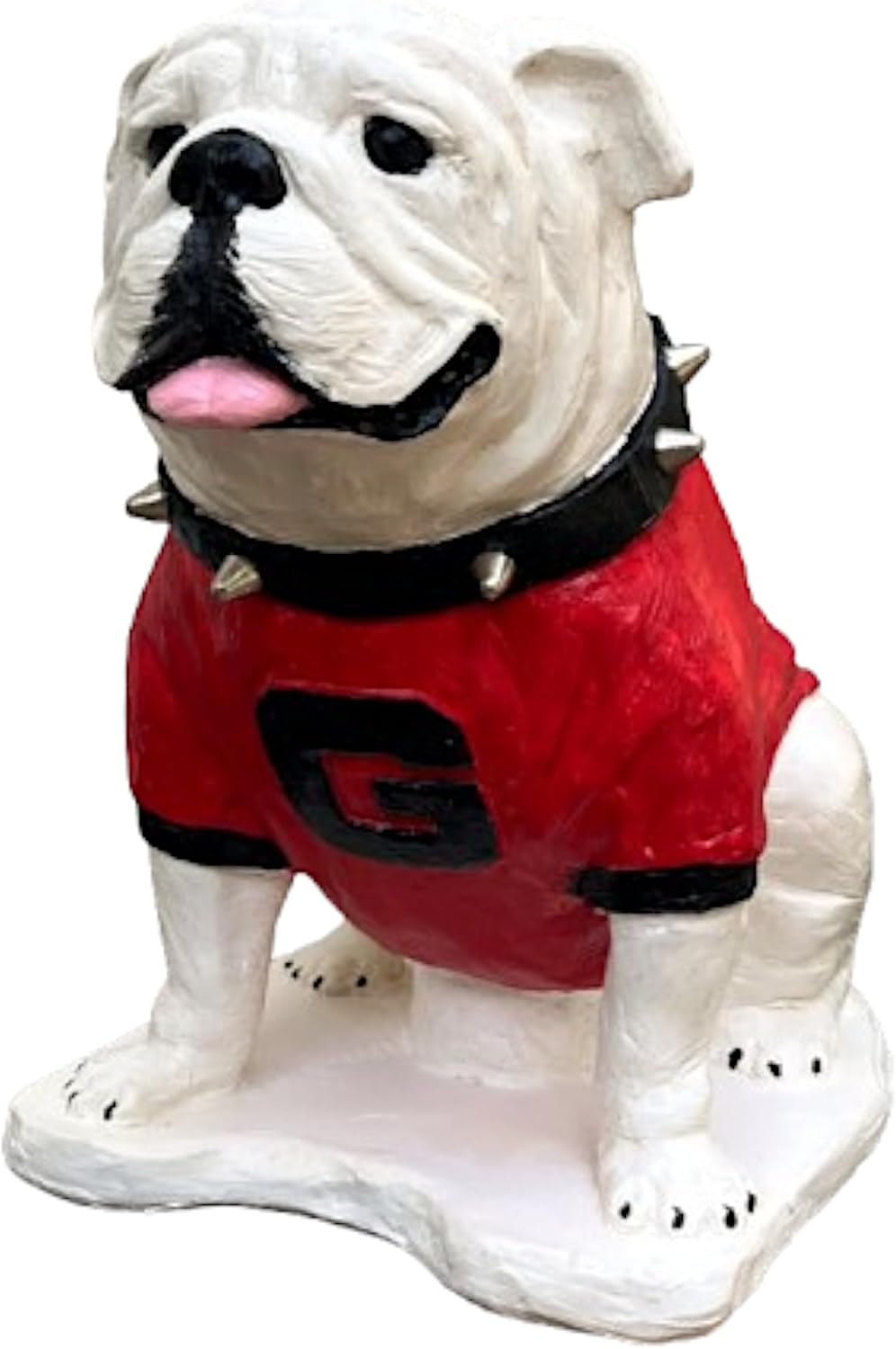 College Bronze Georgia Bulldogs UGA Boom Mascot Stone Statue Figurine