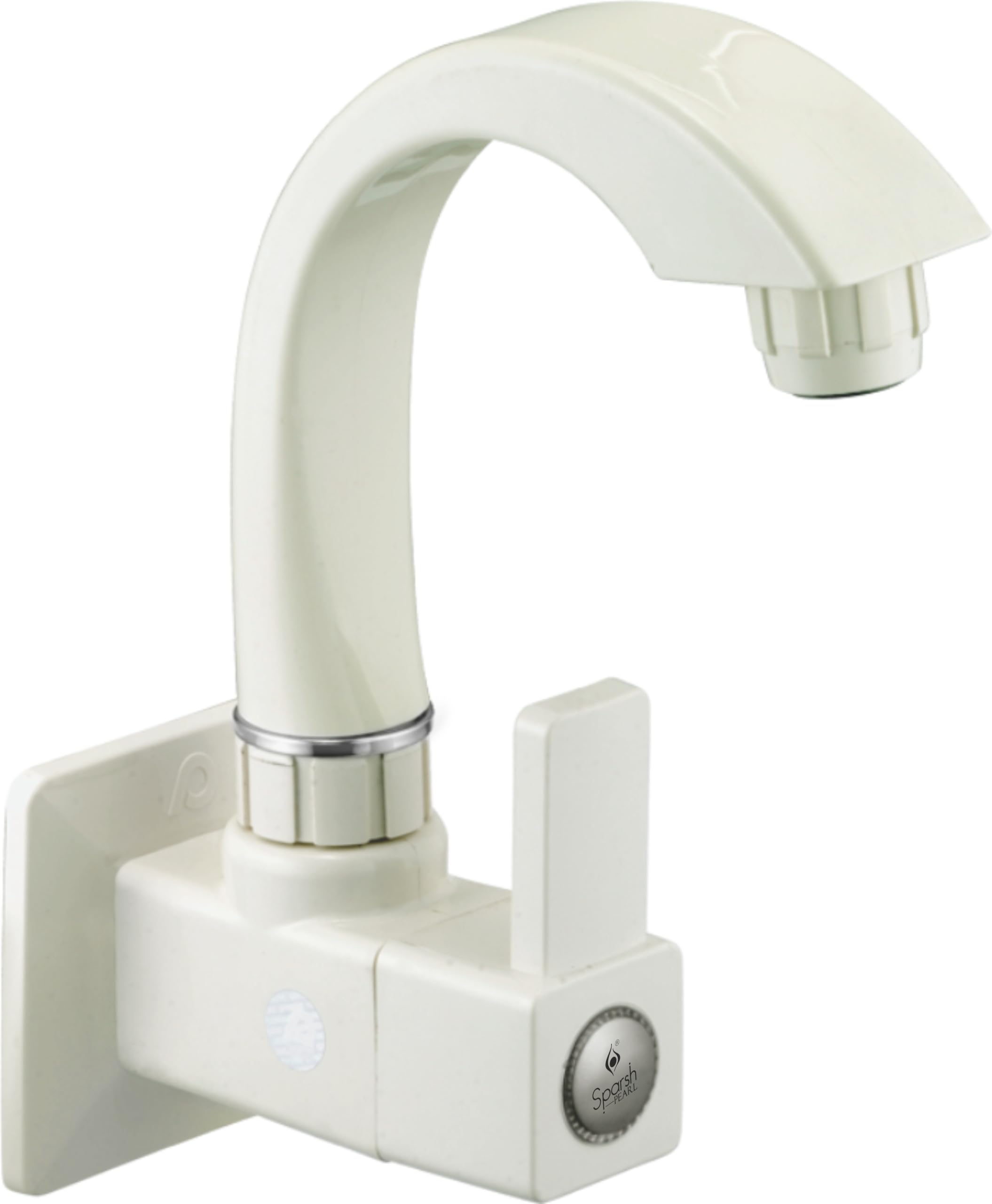 Sparsh Pearl Edge Sink Tap wash Basin Tap Cock with Flange ED-955 for Kitchen and Offices Ptmt Flange Faucet (Wall Mount Installation Type)-image-26