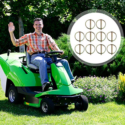 ULTECHNOVO 10 Pcs Quick Release Pin Heavy Duty Lynch Pin Com Anel de Travamento Do Eixo Pin Reboques