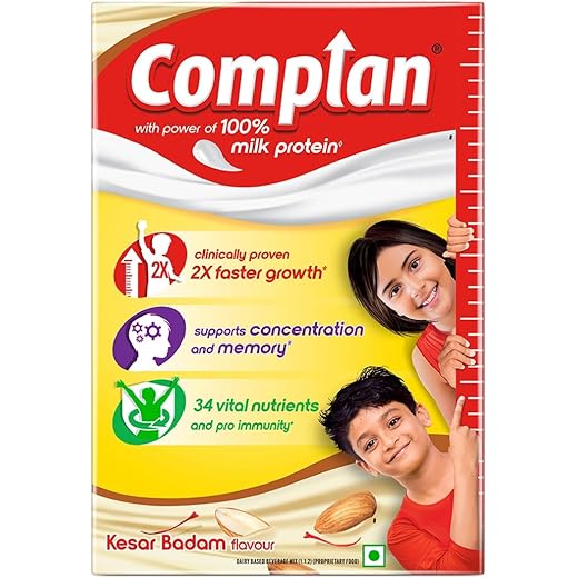Complan Nutrition Drink Powder Kesar Badam 500g 500 g