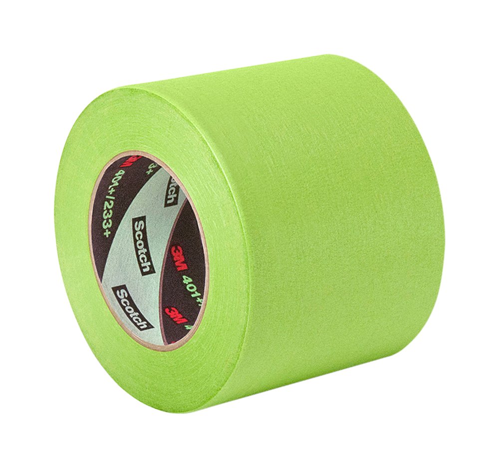 TapeCase 401 3 x 152 m taśma maskująca o wysokiej wydajności - konwertowana z 3M 401 +/233 +, rolka 3 x 60 m, papier krepy, zielony
