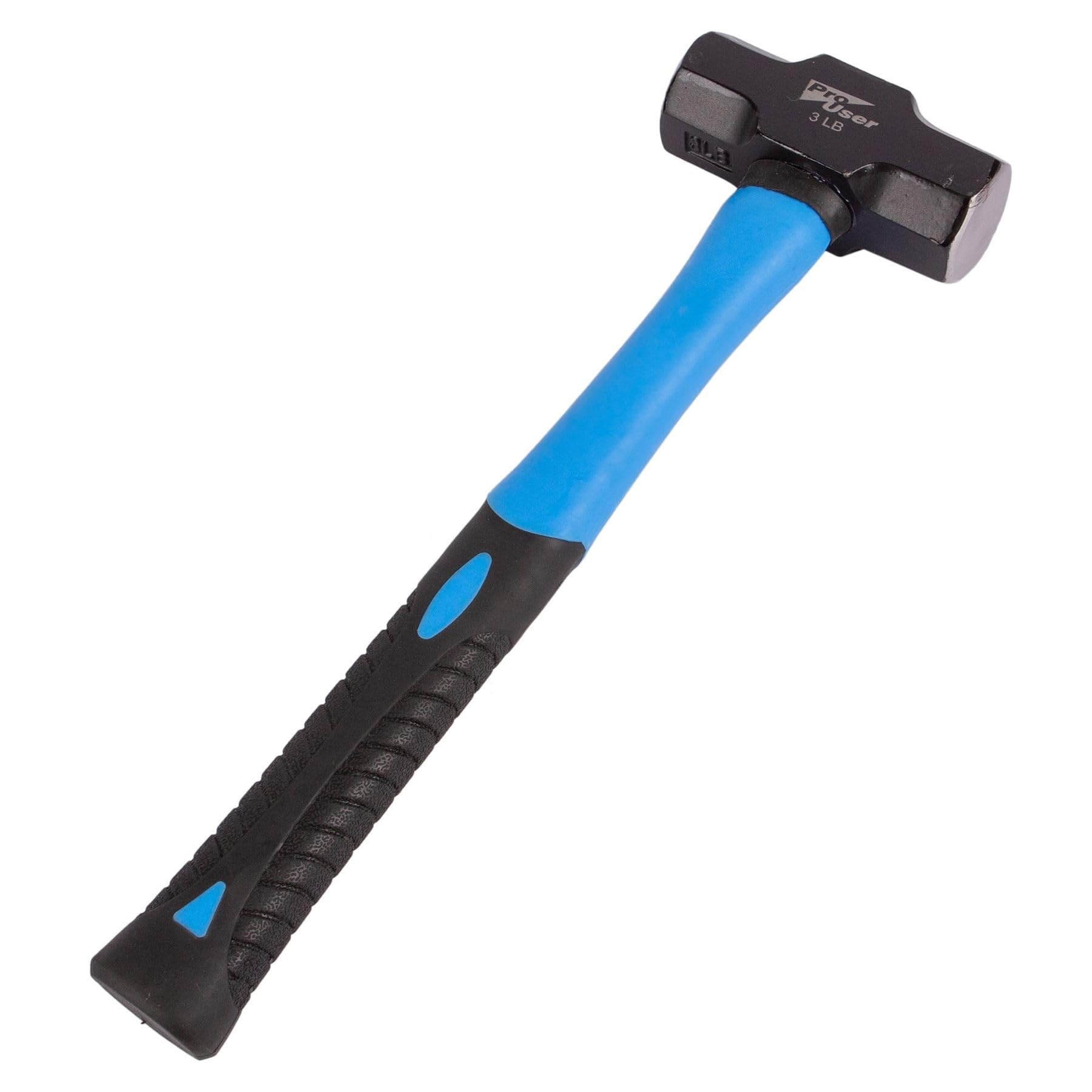 pro user HM112 Sledge Hammer with GF Shaft, Blue, 3 lb