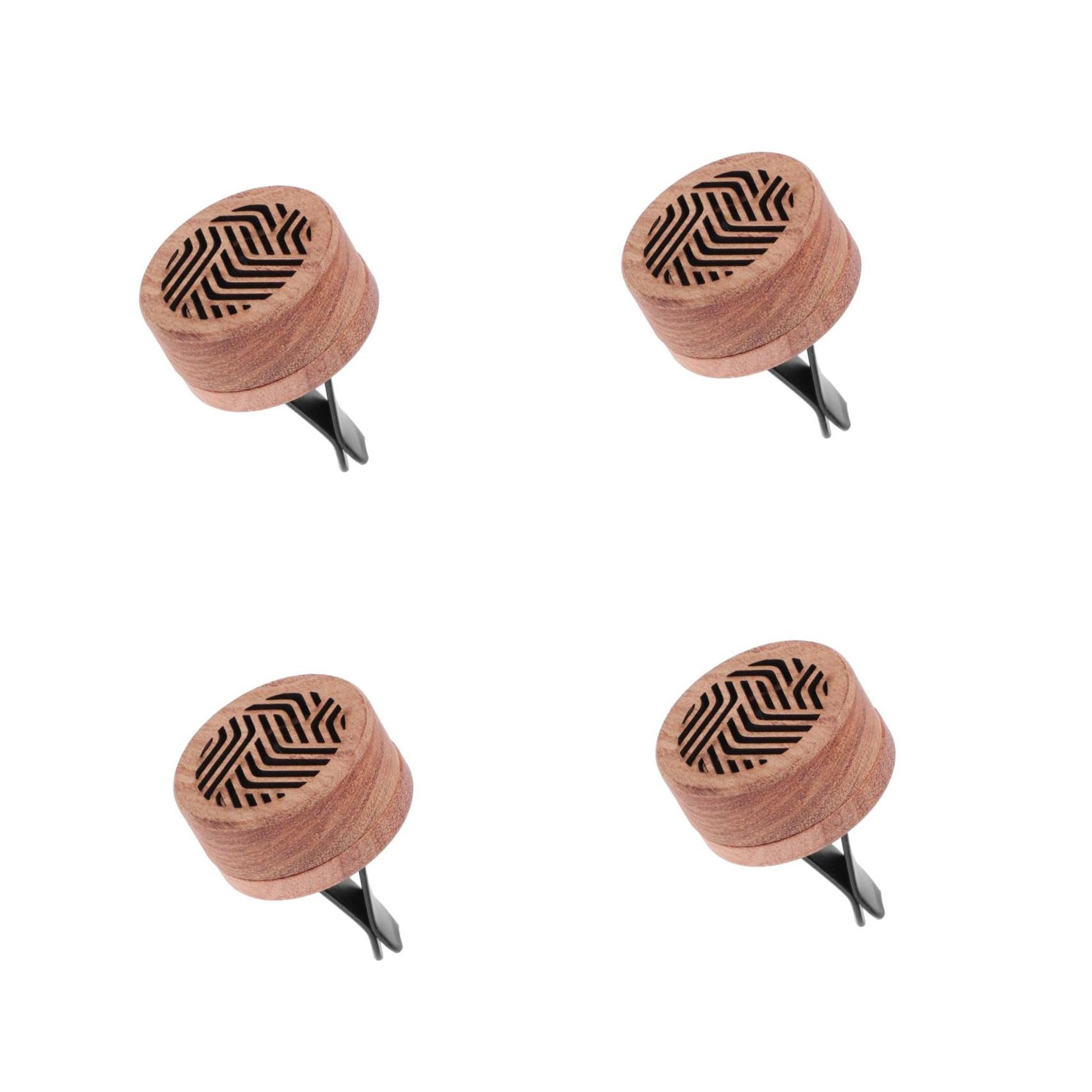 SOLUSTRE 4pezzi Diffusore Per Auto Diffusore Di Incenso Per Ventilazione Profumatore Portatile Per Veicoli Design Elegante e Compatto Per Deodorare e Rinfrescare Auto