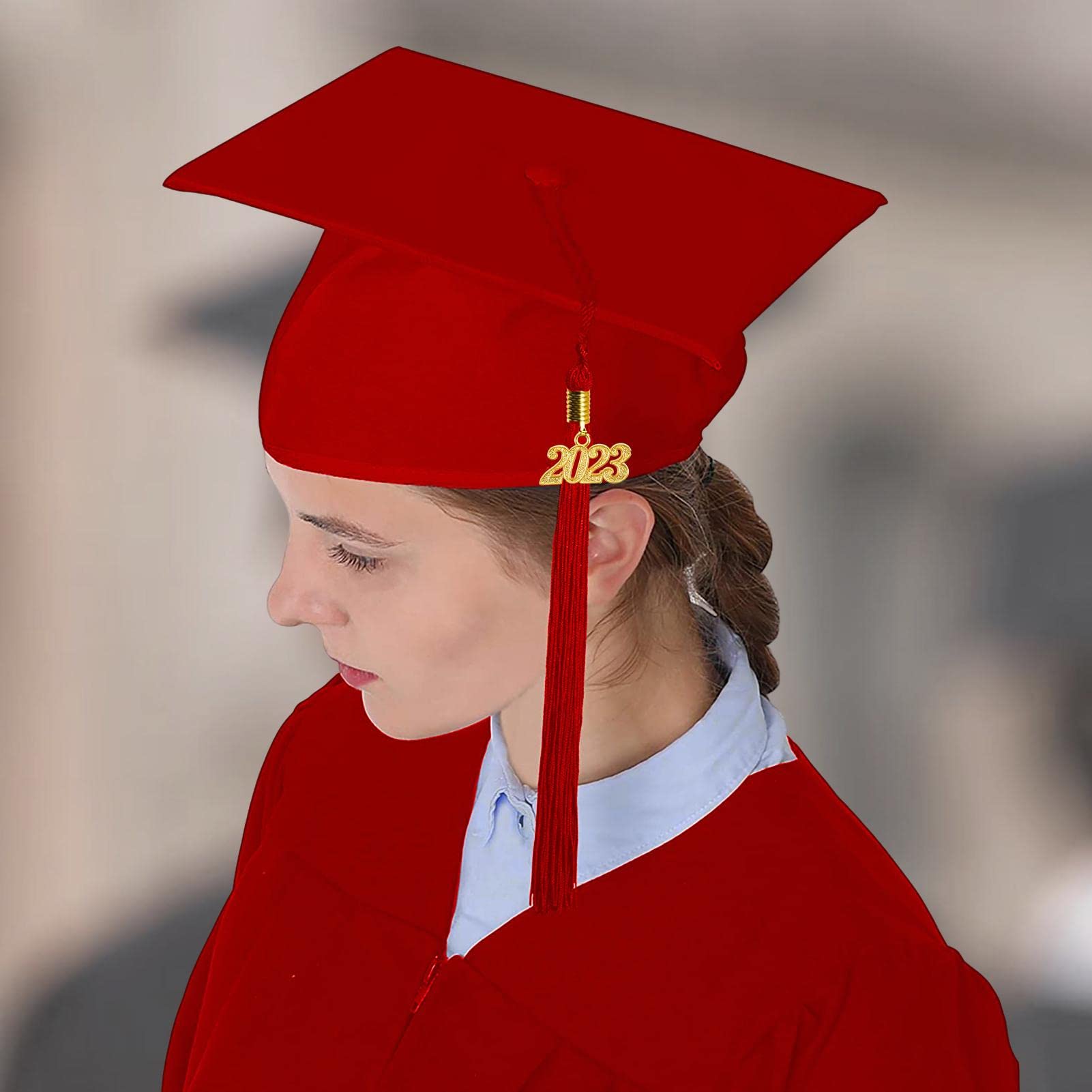 Toga Y Birrete Graduacion Adulto Juego De Borlas Gorro Graduacion Vestido Graduacion Unisex Secundaria