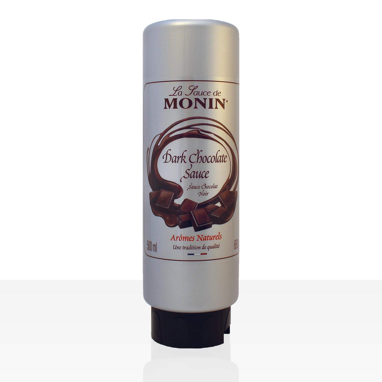 Monin Flavoured Saucen - Set - Karamell - Helle und Dunkle Schokolade - 3er Set - 3 x 500 ml - Hervorragend für Desserts und Getränke