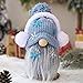Weihnachtsdeko Weihnachten Wichtel Deko Wichtel Skandinavisch Weihnachtsmann Gnom Weihnachtsfiguren Weihnachtswichtel Plüsch Figuren Amerikanisch für Weihnachtsdekoration Weihnachts Tisch Deko (Blau)