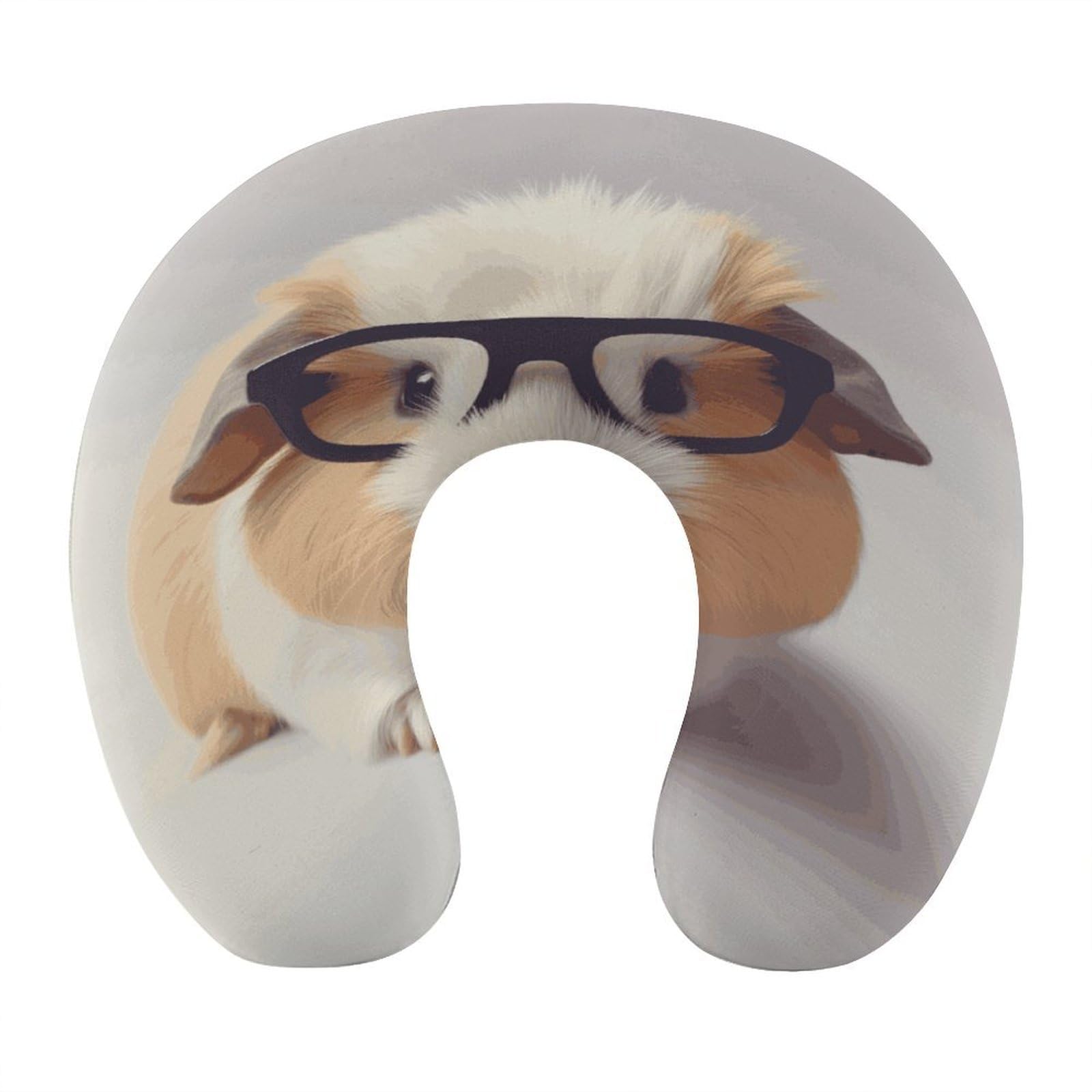 Adfgyerh Style Smiling U-Shaped Pillow，Memory Foam Pillow Core，Cushion ，Provide Neck Support ，Travel Pillow，Suitable For Airplanes, Cars, Homes, And Offices.