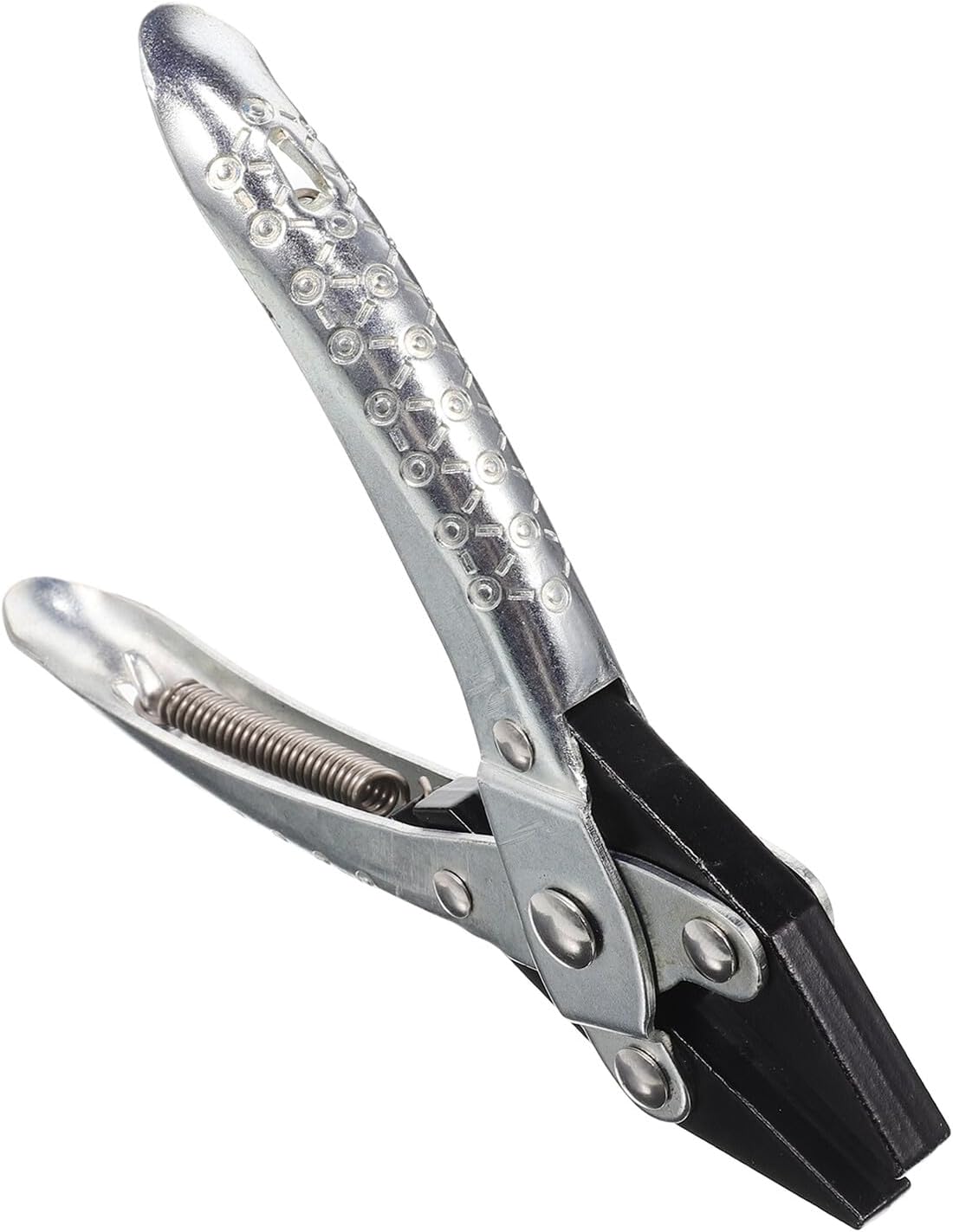 Parallel Jaw Jewelry Pliers with Spring Loaded Flat Nose for Jewelry Making and Repair for Clasping and Bending Accessories