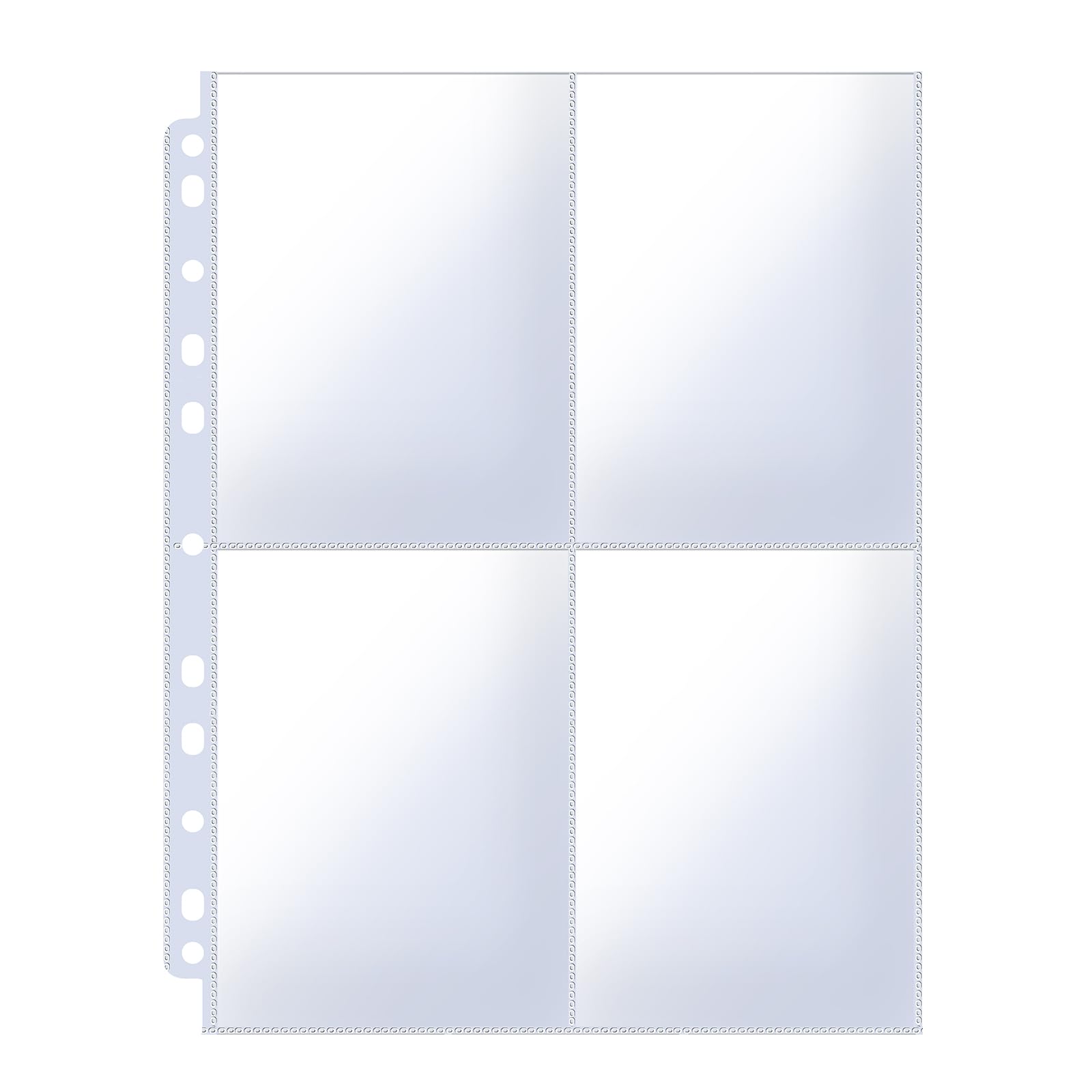 HUAFENGSH 50 Pack 3.5x5 Photo Sleeves for 3 Ring Binder, 400 Pockets