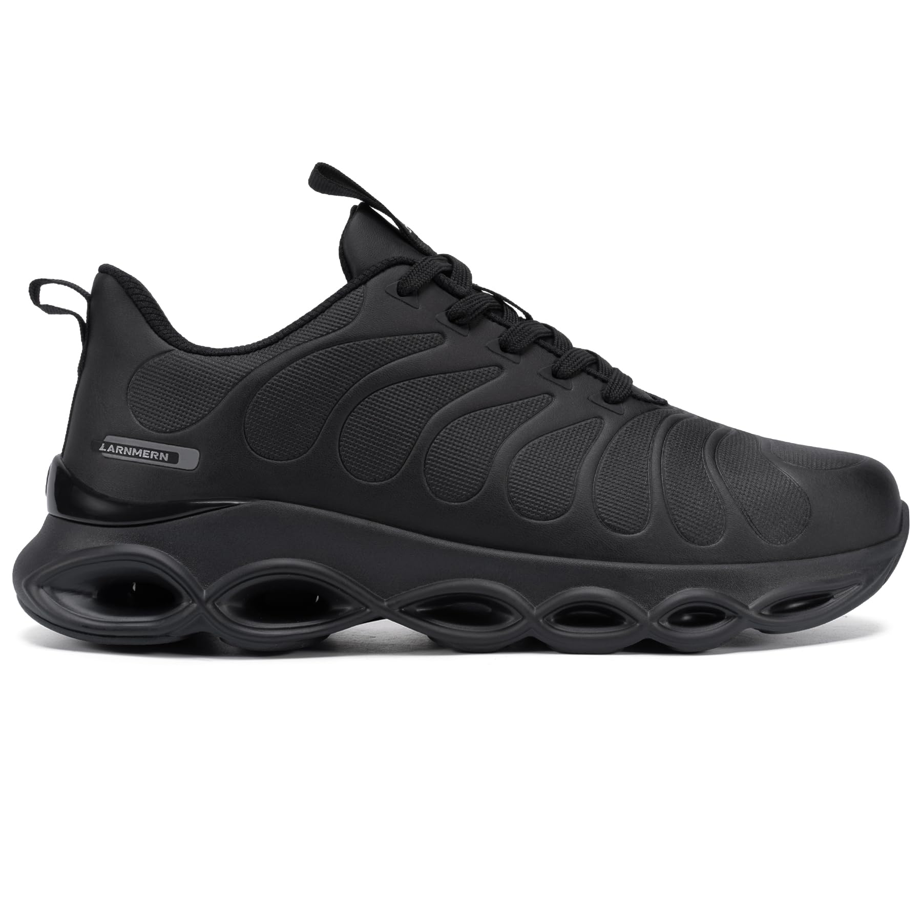 LARNMERN Zapatos de Seguridad para Hombre Amortiguación Cómodo Impermeable Ligeras Moda Punta de Acero Anti-Impacto Zapatillas de Seguridad