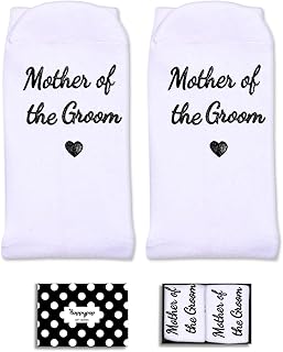 Wedding Gifts for Parents - Mother & Father of the Bride & Groom Socks, Groom Socks
