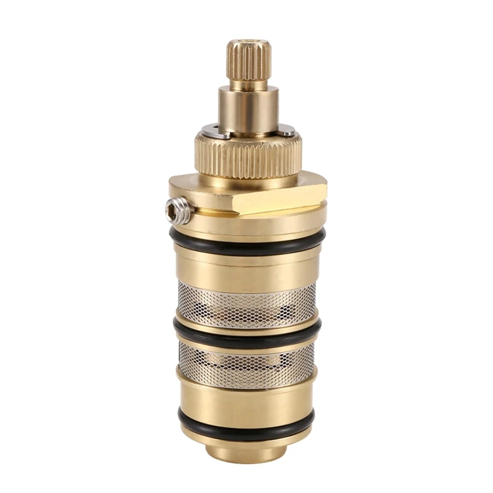 Mixer tap Cartridge Replacement Thermostatic Cartridge, Shower Mixer Valve Bar Repair Kit Bathroom Water Temperature Control Faucet for Kitchen Bathroom Basin Taps