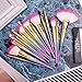 Docolor Makeup Brush Set, 17Pcs Professional Makeup Brushes Foundation Blending Blush Concealer Eye Shadow Cruelty-Free Synthetic Face Liquid Powder Cream Cosmetics Brushes with Rainbow Box