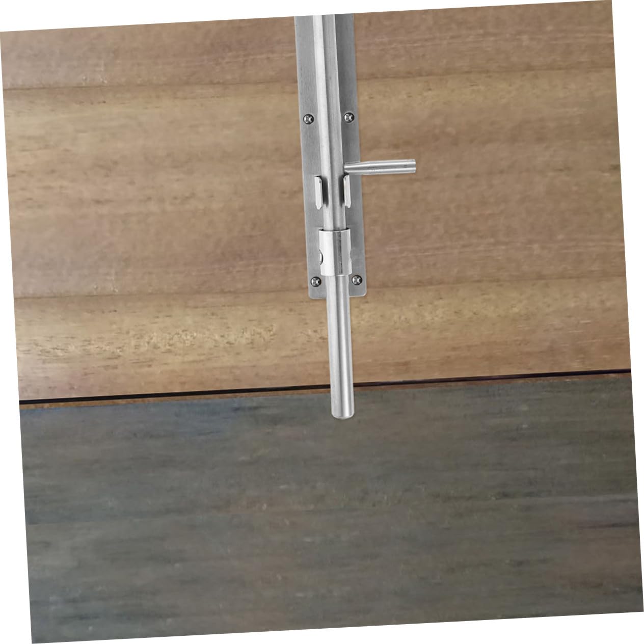 TEHAUX 2 pezzi Serratura Scorrimento in Acciaio Inossidabile Spesso Chiavistello di Sicurezza Pesante per Porte in Legno Cancelli e Interni Resistente e Antideformazione