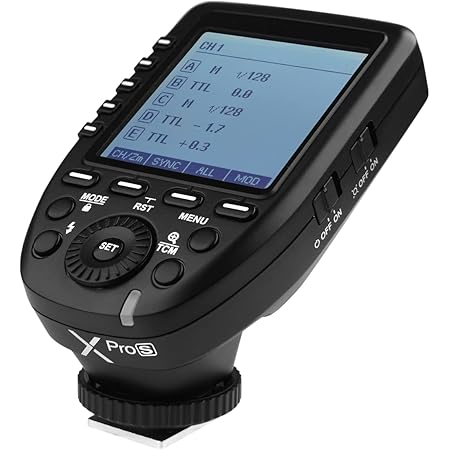 Godox Xpro-S TTL 2.4G Wireless High Speed Sync 1/8000s X System HSS Flash Trigger - Manual Function Large Dot Matrix LCD 5 Assigned Group Buttons, 11 Custom Functions for Sony Cameras