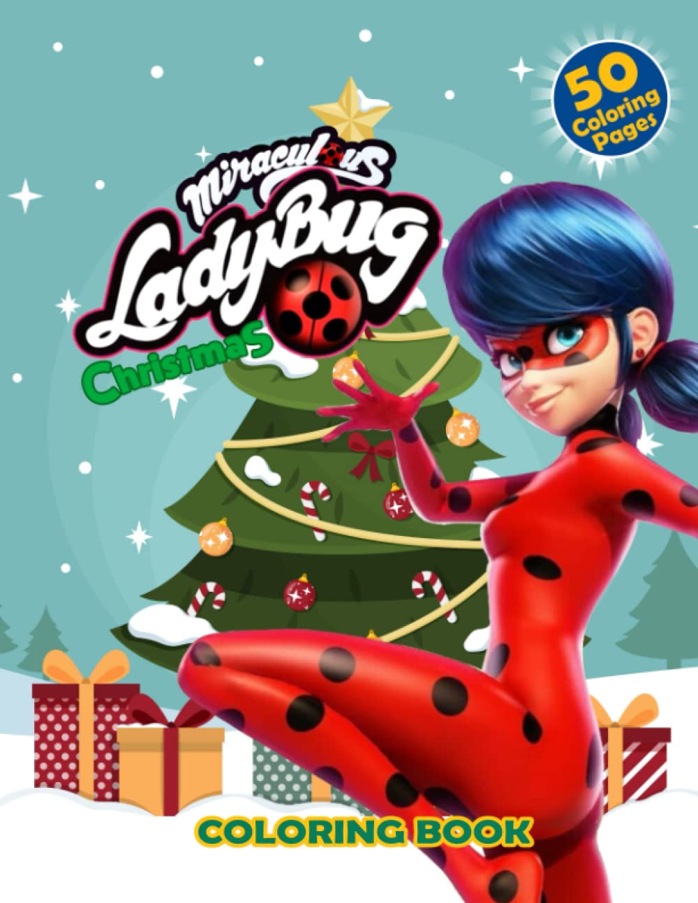 Buy Miraculous Ladybug Coloring Book For Christmas: JUMBO Miraculous ...