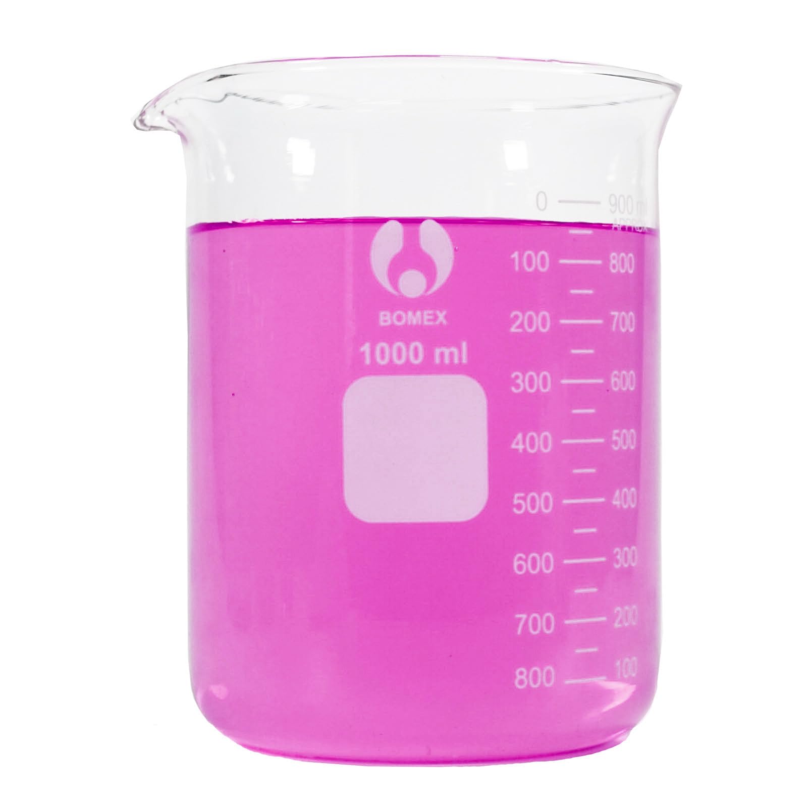 Glass Beaker With Handle 1000ml/1 Litre Borosilicate Glass Graduated Beaker Scale For Laboratory I.566192618