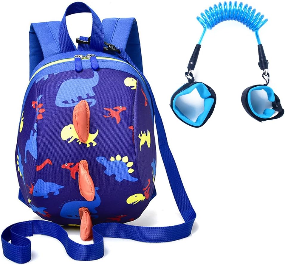 CJBIN Toddler Backpack with Reins, Mini Bag with Baby Walking Harness