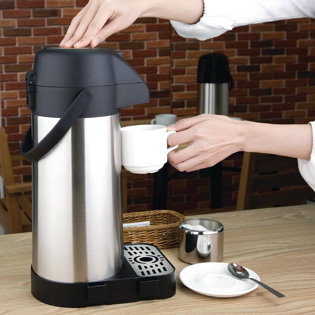 Olympia CN641 Airpot mit Druckknopf, 3 l